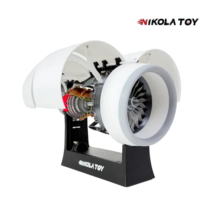 NIKOLATOY小号罗尔斯罗伊斯Trent900飞机涡扇发动机模型35厘米