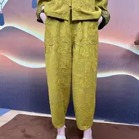 【油丝气球裤】香云纱100桑蚕丝花苞裤国风双面双穿灯笼长裤dz138