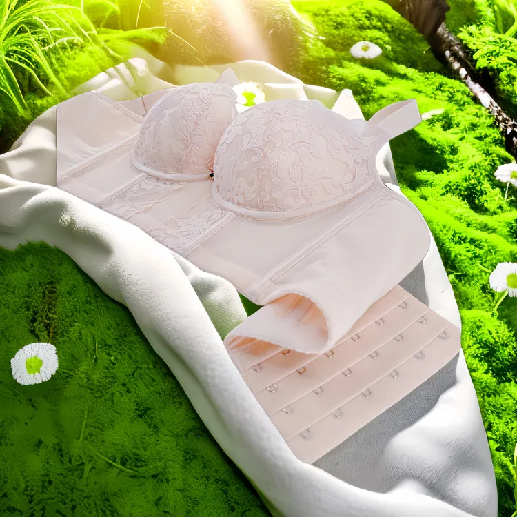 图薇娜调整型文胸网红内衣聚拢收副乳新款身材管理器6排扣小胸罩