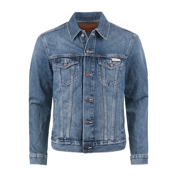 Calvin Klein/卡尔文·克雷恩CK男士秋季新款牛仔外套时尚大牌上衣