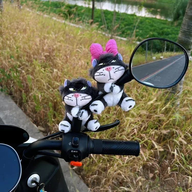 【防盗】摩托车装饰配件可爱电动车自行车可拆创意挂件卡通路西法