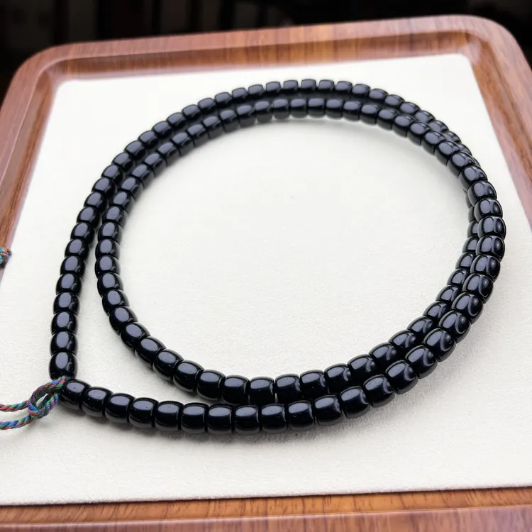 【蒂王级I直切】全手工原生态印尼椰蒂108颗念珠精选长串手链