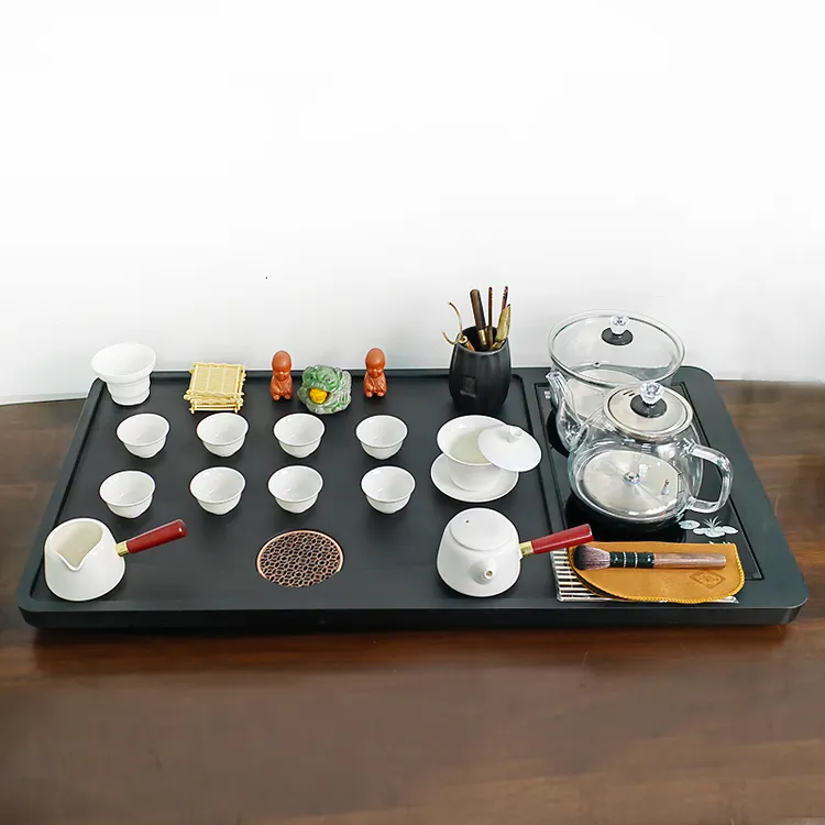 茶台办公室家用高端整套全自动烧水一体茶盘桌面专用功夫茶具套装