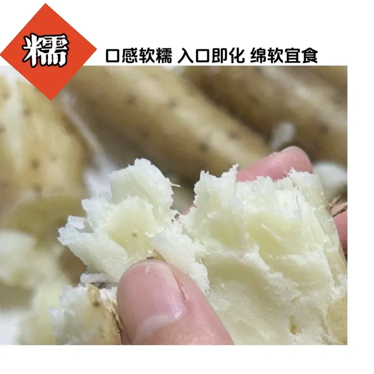 新鲜正宗铁棍山药，原产地直销 。软糯香甜老少皆宜 ，五斤装
