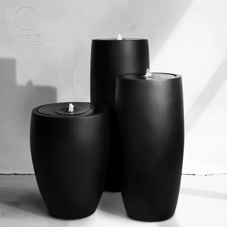 流水摆件循环水景观喷泉水系小品现代简约室内玄关庭园造景乔迁礼