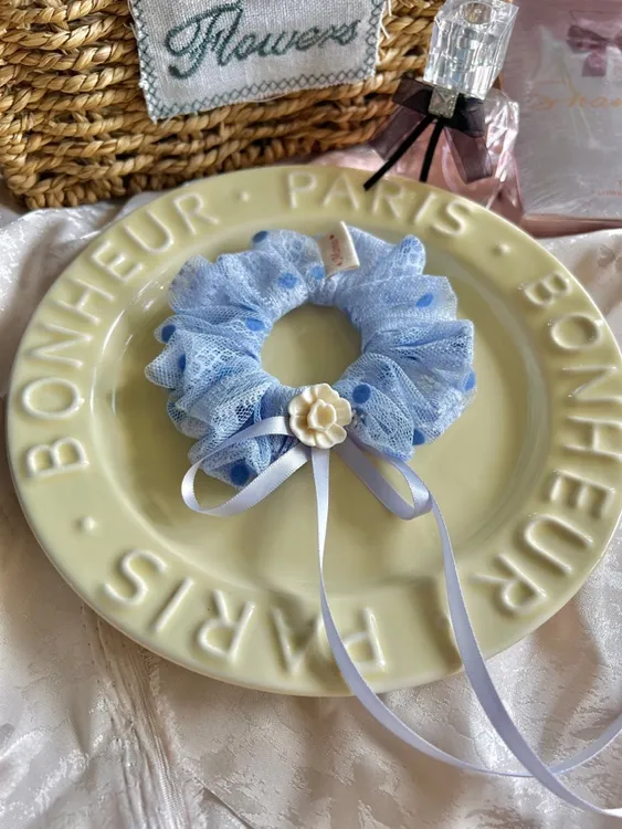 7.8号新款茉茉好饰原创手作发圈 气质发饰ins百搭清新头饰