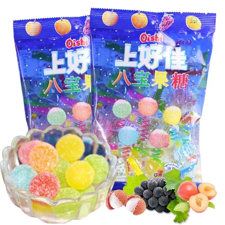 上好佳八宝果糖96g500g即食水果硬糖果休闲独立包装喜糖多种口味