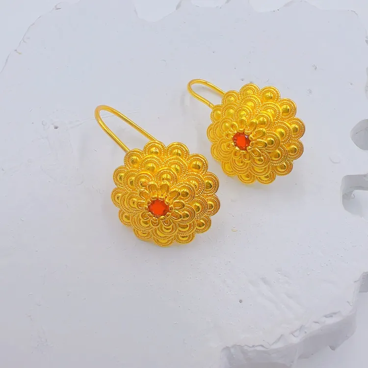 铜合金耳饰 铜合金 nipal 民族风 耳环 不易掉色 不易过敏