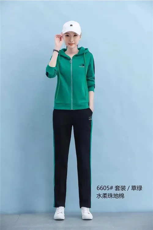 时尚卫衣套装女2023年春秋新款连帽韩版潮流卫衣运动服女装两件套
