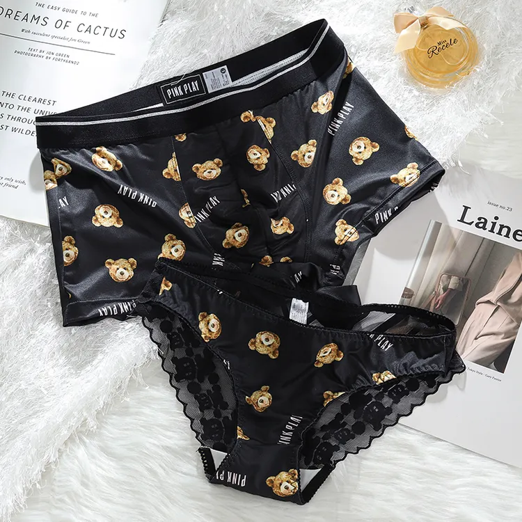 约会穿太有情调~2025新款爆款情侣内裤性感纯欲蕾丝可爱内衣套装