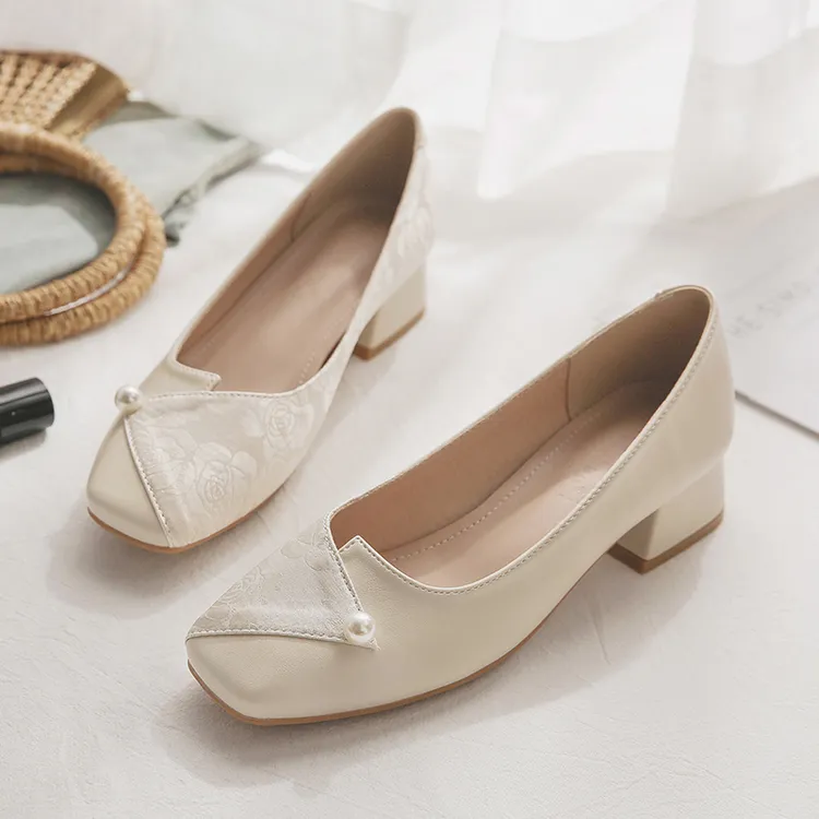 春秋新款国风玛丽珍女鞋晚晚风温柔鞋配裙子法式仙女风旗袍单鞋女