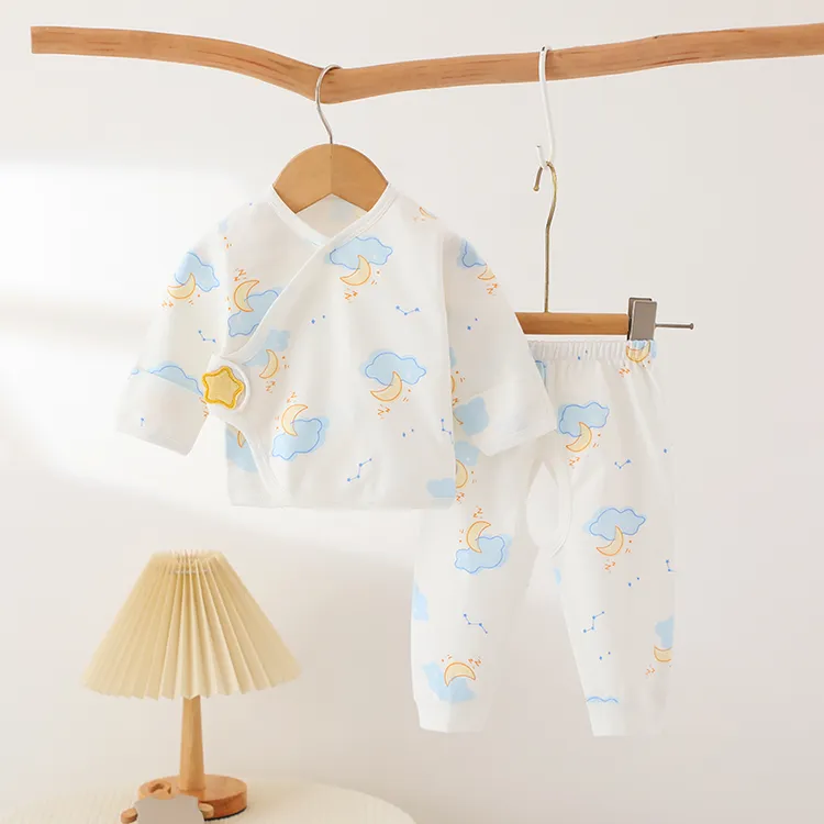 幼儿新生儿和尚服婴儿长袖衣服春秋夏初生宝宝秋装纯棉婴儿衣服