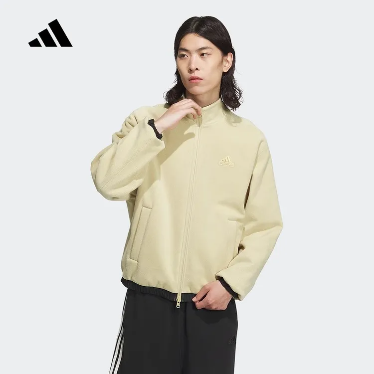 阿迪达斯正品夹克男2024新款舒适两面穿外套潮流百搭运动服JI6656