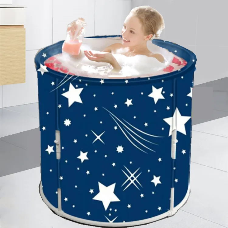 免安装可折叠浴桶一键免组装泡澡桶大人家用浴缸沐浴桶家庭洗澡桶