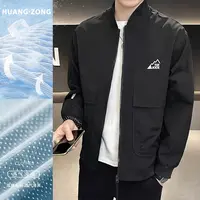 【早春新款】2305-春季新款棒球领户外复古风情侣工装夹克外套