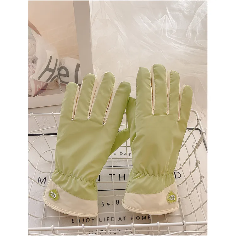 冬季滑雪手套触屏摩托车加绒保暖加厚骑行防水防风寒防滑户外全指