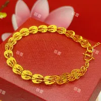 铜合金手链 时尚凤凰尾女士手链百搭女款气质凤尾中国风复古手链 