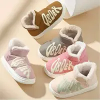 只要快递费~情侣款高帮字母棉靴8170