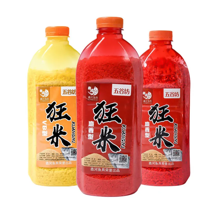 鑫河瓶装鲫鱼窝料打窝米野钓打窝料黑坑窝米鱼饵酒米中药底窝料