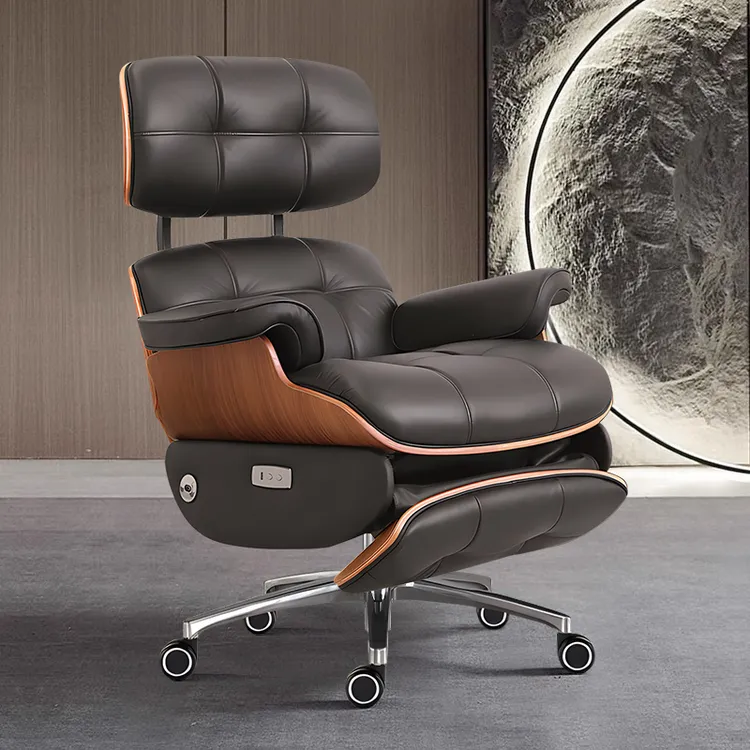 伊姆斯电动躺椅智能午休椅老板椅家用按摩办公通风加热椅子座椅