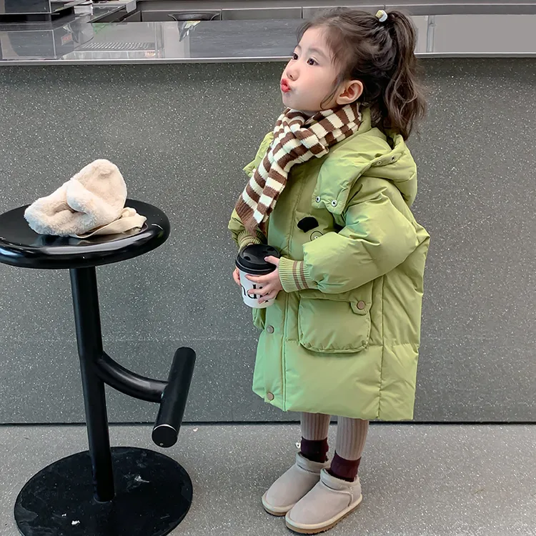儿童秋冬棉服2025新款宝宝夹棉外套冬装网红洋气女童冬季棉衣加厚