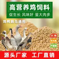 小鸡饲料中大肉蛋鸡颗粒饲料鸭鹅鹌鹑鸽鸟鱼饵料打窝配合开口料