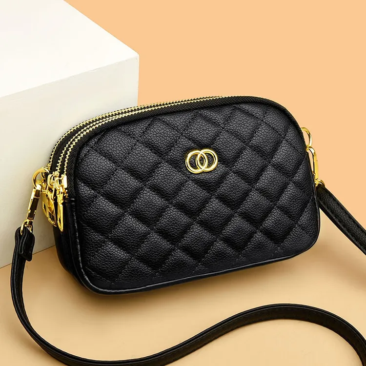 米琦袋鼠女包洋气中年妈妈女士斜挎包2025新款时尚简约百搭单肩包