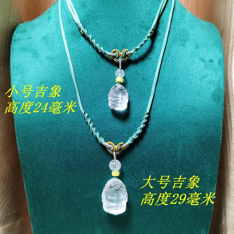 非金属布艺项链 ｛大先生力推｝吉象如意水晶编织绳项链