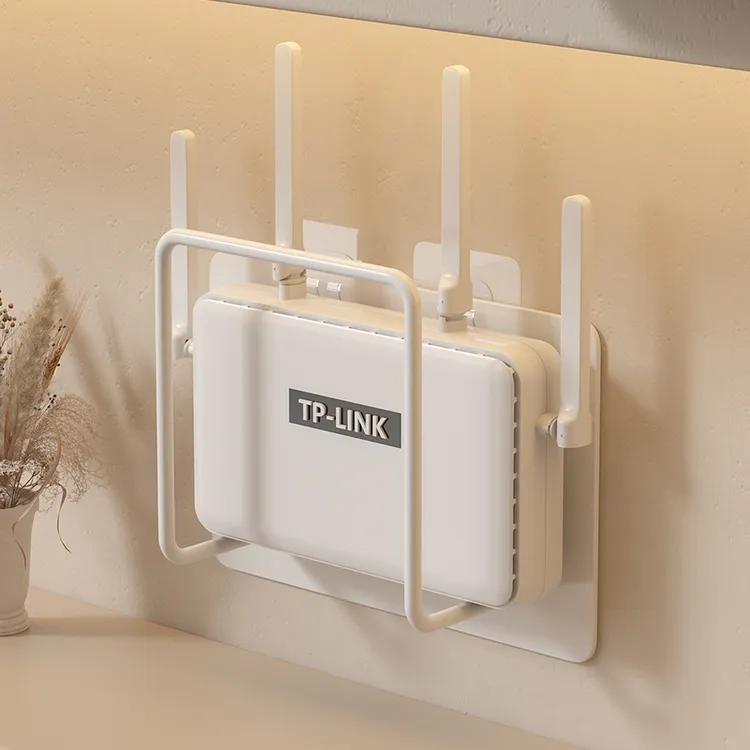 wifi路由器放置架免打孔置物架墙上墙壁盒子收纳盒挂墙固定器架子