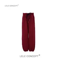  LELE CONCEPT丨【超】休闲街头手脚抽带卫裤K0285