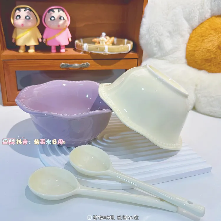 陶瓷6英寸吃面碗2025新款网红大号饭碗高颜值轻奢碗盘餐具酸奶碗