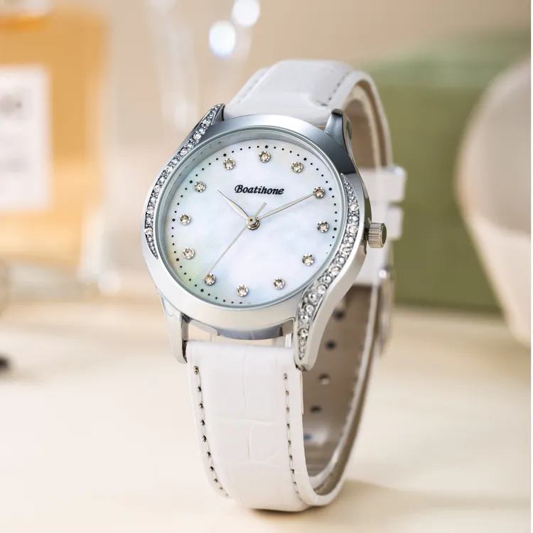 Boatihone/宝航名表女士合金石英表锌合金表壳防水气质女生百搭