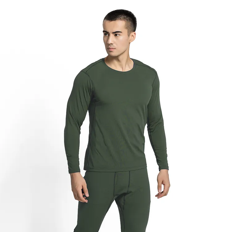 鹰爪指引者COOLMAX圆领长袖速干T恤L1打底衣上衣男款舒适