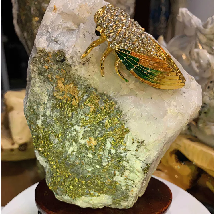 金矿石天然精品富贵金生观赏石工艺礼品