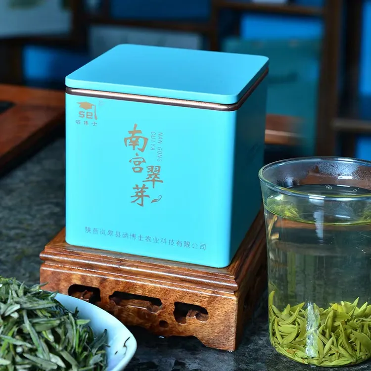 陕西岚皋南宫翠芽正宗鲜嫩醇厚好茶采摘