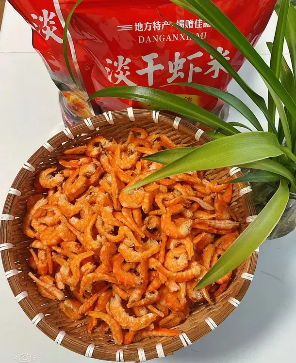 碳烤八成干大海米虾仁(3-5cm)无冰开袋即食盐田特产宝宝零食淡干