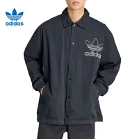 流光风adidas阿迪达斯三叶草男子运动休闲夹克外套IU2371