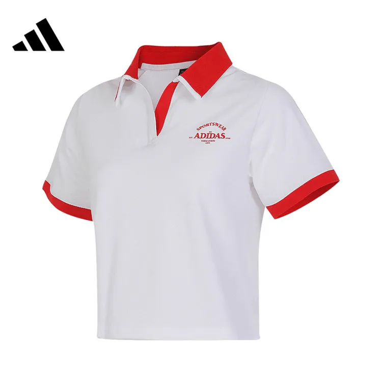 流光风adidas阿迪达斯女子运动休闲短袖T恤JC8685