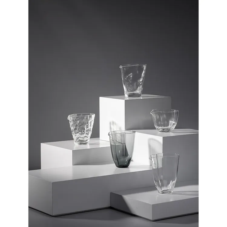 【万仟堂】福禄 波光 恬静 晶致系列玻璃耐热手工吹制公道杯