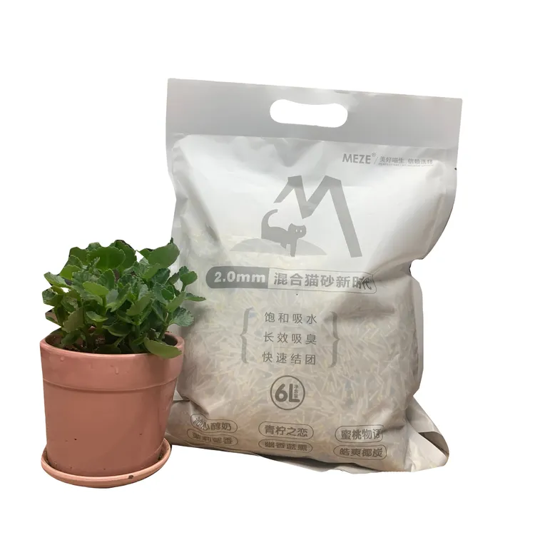 混合豆腐铲屎猫砂低粉尘吸臭吸水高性价比猫砂