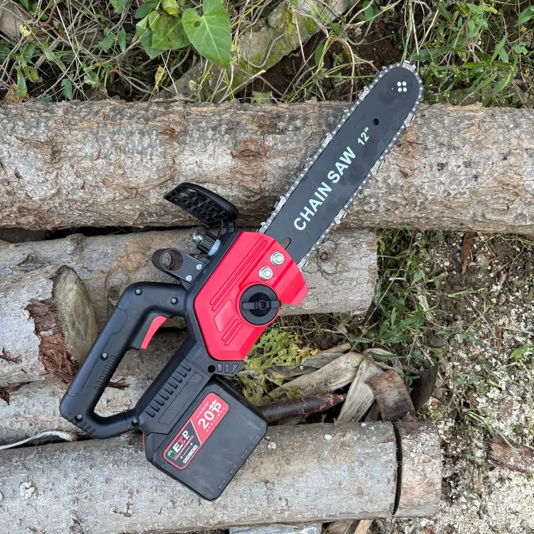 12寸【两块电池】无刷充电式电锯电动锯锂电池锯手电锯伐木锯