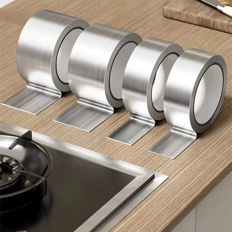 厨房灶台耐高温铝箔防油美缝防霉封边条水槽水池防水缝隙贴条自粘商品图