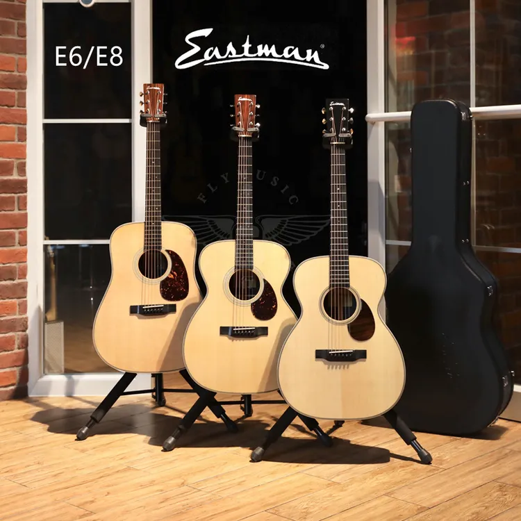 飞琴行 伊斯特曼Eastman E6D E6OM E8D E8OM E20D OM全单民谣吉他