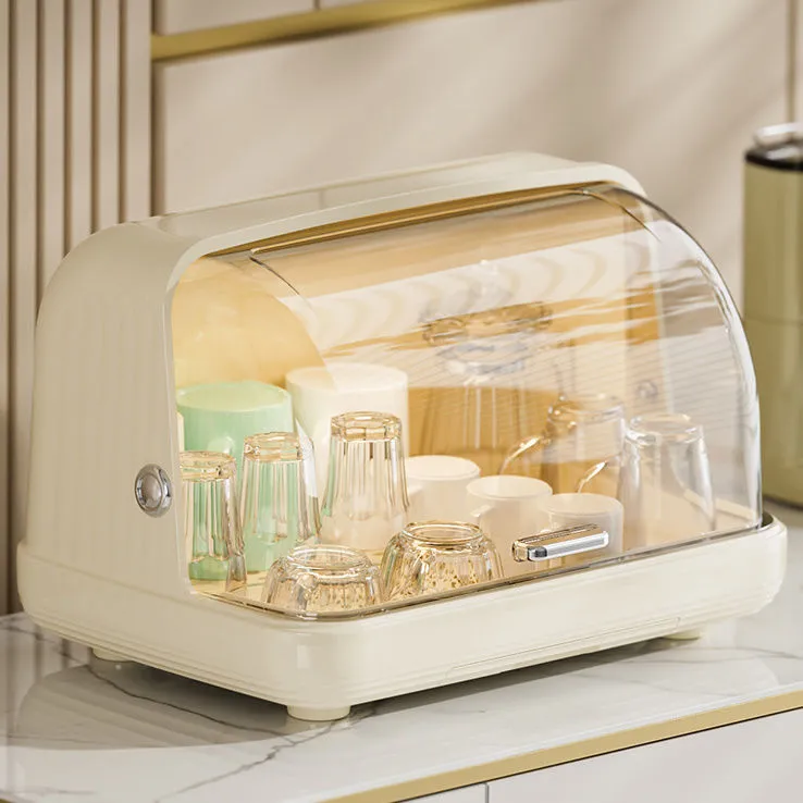 桌面防尘杯架收纳置物架水杯玻璃杯茶杯托盘沥水杯架子杯子收纳盒