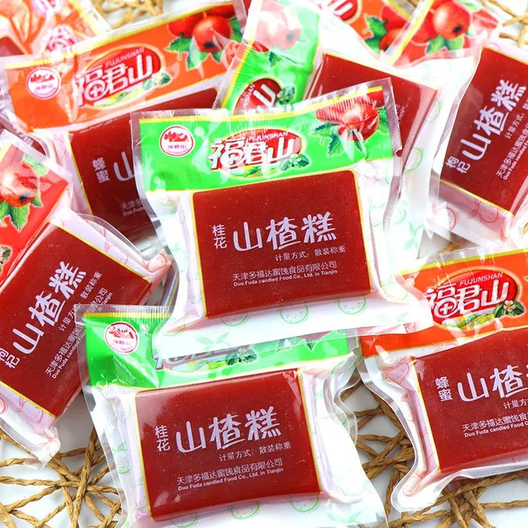 福君山山楂糕果脯蜜饯枸杞味桂花味蜂蜜味零食小包装散装称重