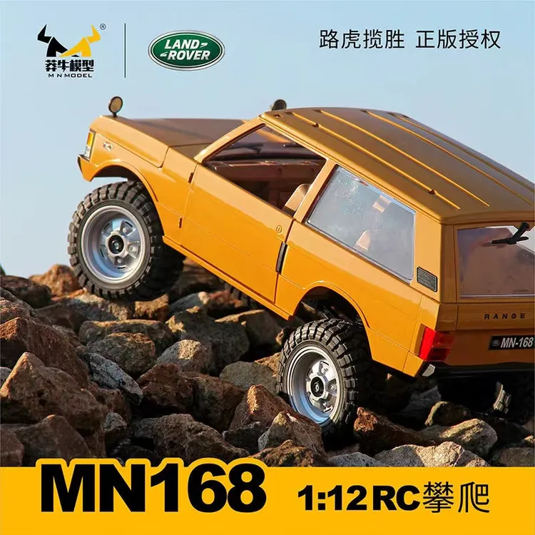 莽牛新品MN168揽胜全比例遥控四驱越野攀爬车男孩玩具液压避震