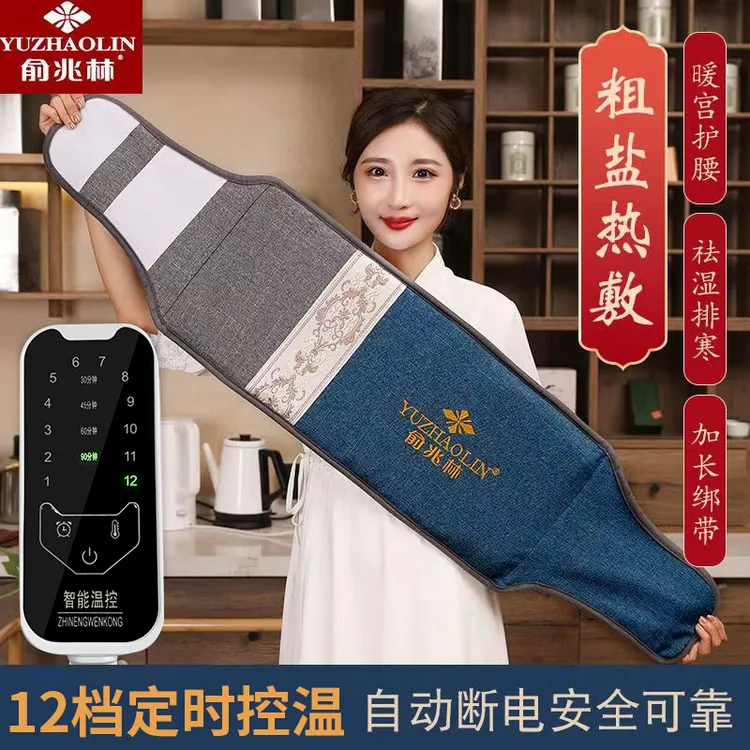俞兆林海盐热敷包电加热艾草热敷大粒盐袋护腰带肩颈理疗艾灸盐包