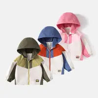 巴拉巴拉男童冲锋衣春秋婴儿衣服休闲连帽外套秋装宝宝上衣新款幼