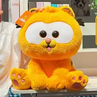正版小加菲猫幼年公仔毛绒玩具布娃娃玩偶床上睡觉专用抱枕女生