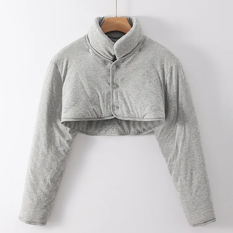 加厚夹棉护肩颈椎睡觉坎肩保暖男女披肩中老人肩周护肩膀秋冬适用